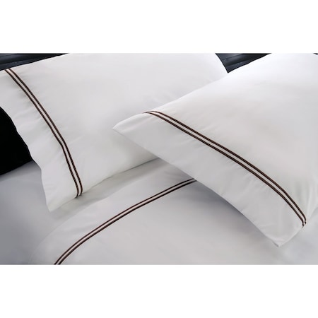 Hotel Suite 1200 Thread Count Sheet Set (4pc), Chocolate, Queen 653414